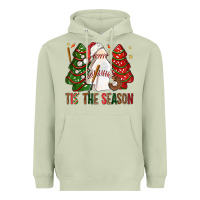 Matcha tis' the season baseball christmas cakes bbs Heavyweight Hoodie - BundleAndBundleShop