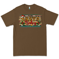 Cacao Santa Baby Western Christmas Premium Tee - RanaPortraitStore