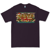 Plum Santa Baby Western Christmas Premium Tee - RanaPortraitStore