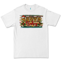 White Santa Baby Western Christmas Premium Tee - RanaPortraitStore