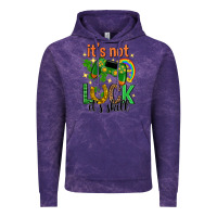 Cloud Purple its not luck its skill st. patricks day Vintage Hoodie - Neo Western