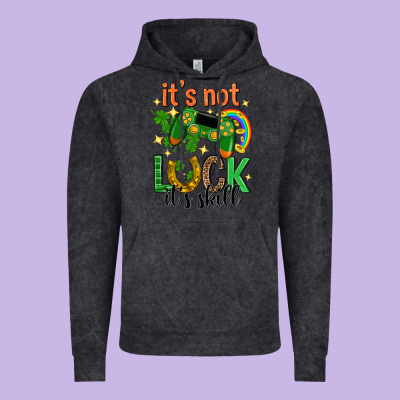 Its Not Luck Its Skill St. Patricks Day Vintage Hoodie Designed By Neo Western