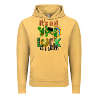 Vintage Mustard its not luck its skill st. patricks day Vintage Hoodie - Neo Western