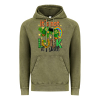 Vintage Olive its not luck its skill st. patricks day Vintage Hoodie - Neo Western
