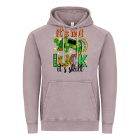 Vintage Zinc its not luck its skill st. patricks day Vintage Hoodie - Neo Western