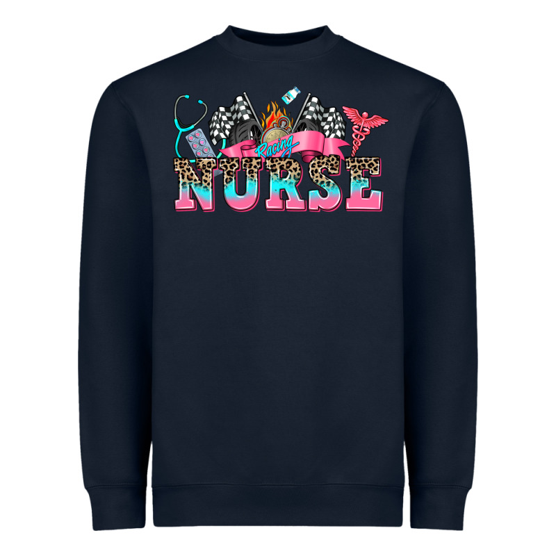 Nurse With Race And Oto Equipment Heavyweight Sweatshirt by AdoDesignShop | Teevron