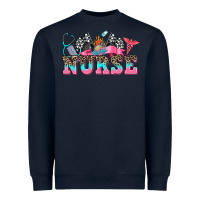 Navy nurse with race and oto equipment Heavyweight Sweatshirt - AdoDesignShop