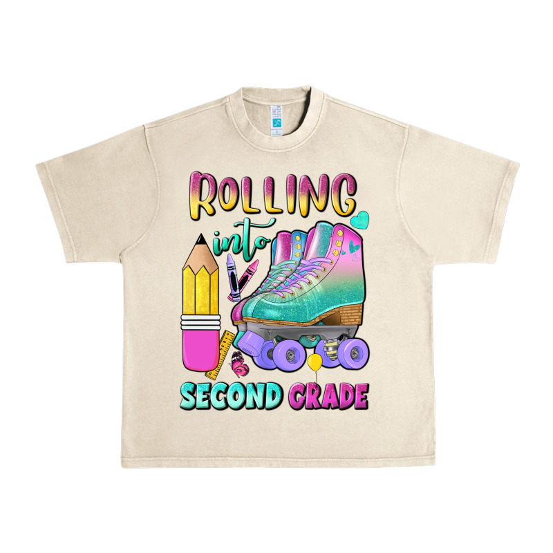 Rolling Into Second Grade Urban Heavy Tee by BundleAndBundleShop | Teevron