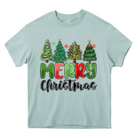 Merry Christmas Trees Heavy Core Tee | Teevron