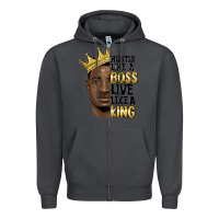 Smoke hustle like a boss live like a king malia Zipper Hoodie - MaliasSmallBusiness