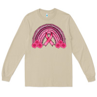 Mushroom breast cancer rainbow Long Sleeve Tee - AdoDesignShop