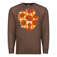 Chestnut Thanksgiving Turkey With Tartan Patch Premium Sweatshirt - BundleAndBundleShop