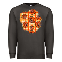 Smoke Thanksgiving Turkey With Tartan Patch Premium Sweatshirt - BundleAndBundleShop
