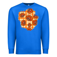 True Royal Thanksgiving Turkey With Tartan Patch Premium Sweatshirt - BundleAndBundleShop
