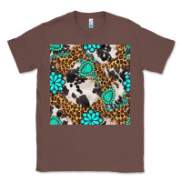 Chestnut western turquoise seamless pattern Classic Tee - BundleAndBundleShop
