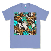Colony Blue western turquoise seamless pattern Classic Tee - BundleAndBundleShop