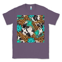 Lavender western turquoise seamless pattern Classic Tee - BundleAndBundleShop