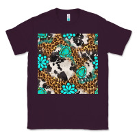 Plum western turquoise seamless pattern Classic Tee - BundleAndBundleShop