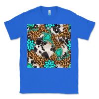 True Royal western turquoise seamless pattern Classic Tee - BundleAndBundleShop