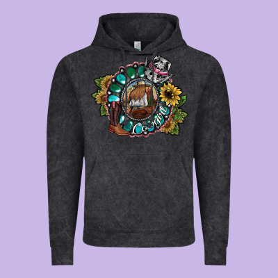 Cowgirl Vintage Hoodie Designed By Sublimationcraftshop