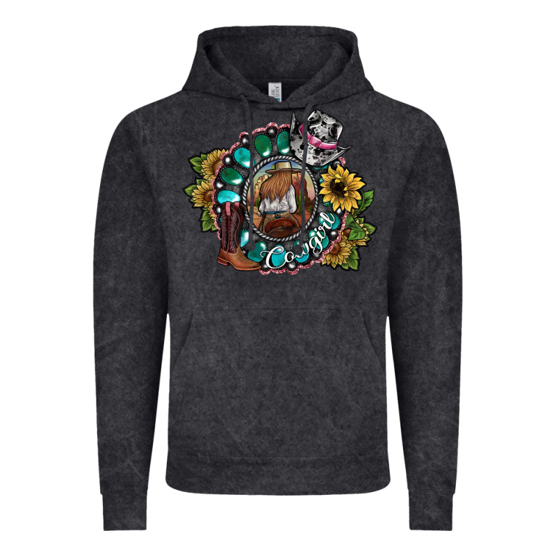 Cowgirl Vintage Hoodie by SublimationCraftShop | Teevron