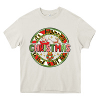 Cream it's beginning to look a lot like christmas Heavy Core Tee - MaliasSmallBusiness
