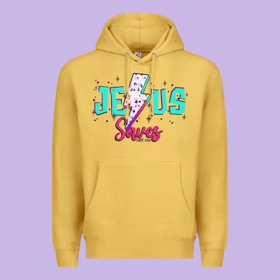Jesus Saves Premium Hoodie Designed By Jahusdesignshop