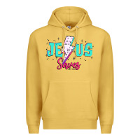 Antique Gold jesus saves Premium Hoodie - JahusDesignShop