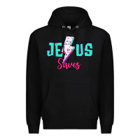 Black jesus saves Premium Hoodie - JahusDesignShop