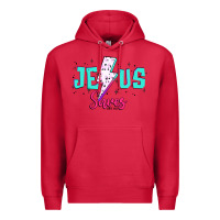 Cardinal jesus saves Premium Hoodie - JahusDesignShop