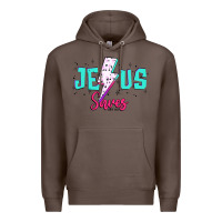 Coffee jesus saves Premium Hoodie - JahusDesignShop