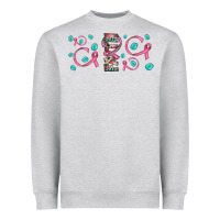 Heather Grey faith ribbon gemstone Heavyweight Sweatshirt - JahusDesignShop