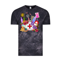 Cloud Black nurse  summer Vintage Tee - AdoDesignShop