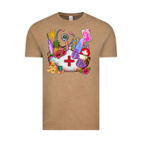 Vintage Coffee nurse  summer Vintage Tee - AdoDesignShop