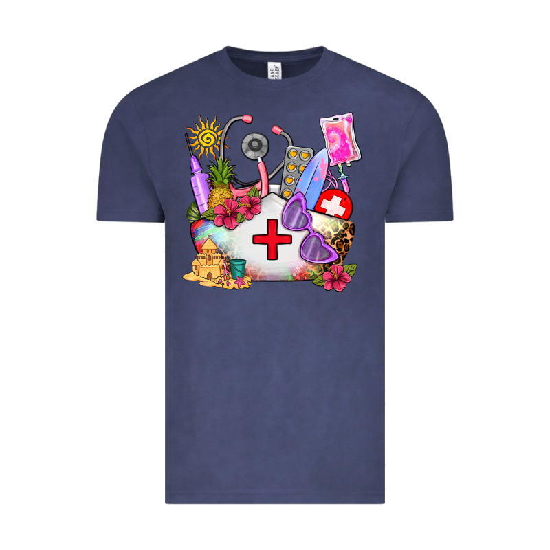 Nurse  Summer Vintage Tee by AdoDesignShop | Teevron