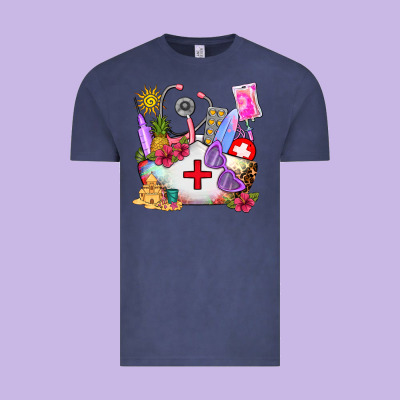 Nurse  Summer Vintage Tee Designed By Adodesignshop
