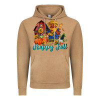Vintage Camel happy fall scarecrow Vintage Hoodie - FaDigitalArtStudio