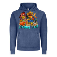 Vintage Denim happy fall scarecrow Vintage Hoodie - FaDigitalArtStudio