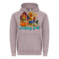 Happy Fall Scarecrow Vintage Hoodie | Teevron