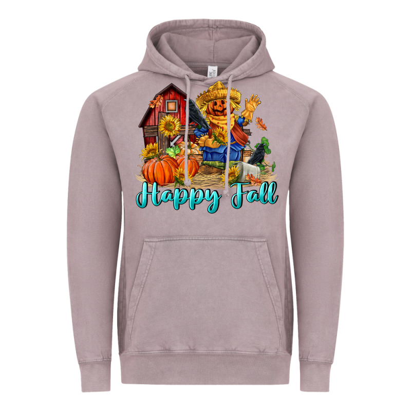 Happy Fall Scarecrow Vintage Hoodie by FaDigitalArtStudio | Teevron