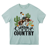 Arona creepin it country rodeo Heavy Core Tee - MaliasSmallBusiness