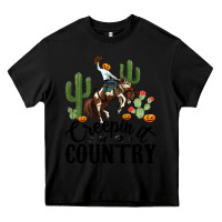 Black creepin it country rodeo Heavy Core Tee - MaliasSmallBusiness