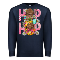 Navy Hip Hop Easter Premium Sweatshirt - BundleAndBundleShop