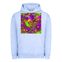 Pigment Grape Ice Mardi Gras and jester hat seamless pattern Urban Hoodie - HowdyJamesFarm