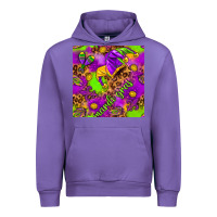 Tulip Mardi Gras and jester hat seamless pattern Urban Hoodie - HowdyJamesFarm