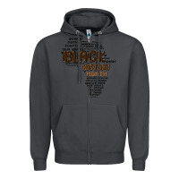 Smoke black history month Zipper Hoodie - MaliasSmallBusiness
