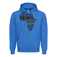 True Royal black history month Zipper Hoodie - MaliasSmallBusiness
