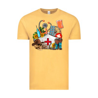 Vintage Mustard nurse  summer Vintage Tee - AdoDesignShop