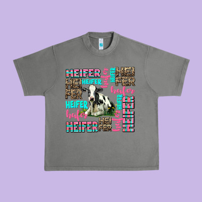 Heifer Urban Heavy Tee Designed By Adodesignshop