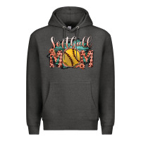 Charcoal Heather Softball Mom Premium Hoodie - Bettercallsaul